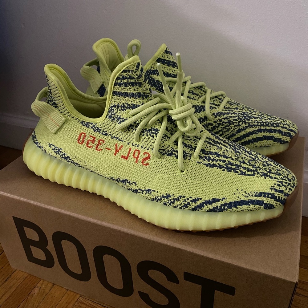 Authentic Yeezy Semi Frozen Yellow Men’s 12